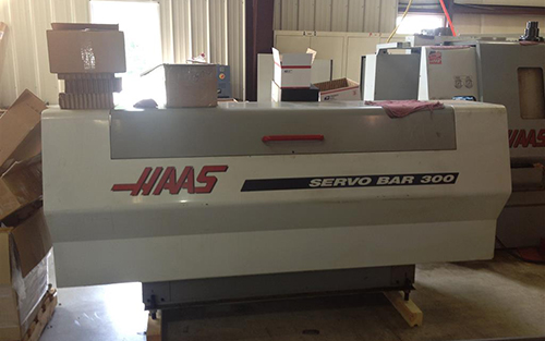 8" HYD. CHUCK HAAS ... (LIVE TOOLING) SLANT BED LATHE